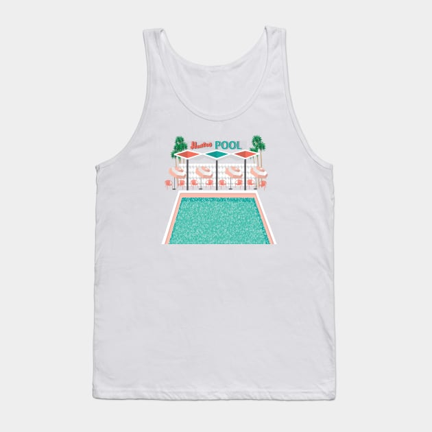 MCM Motel Pool Tank Top by jenblove